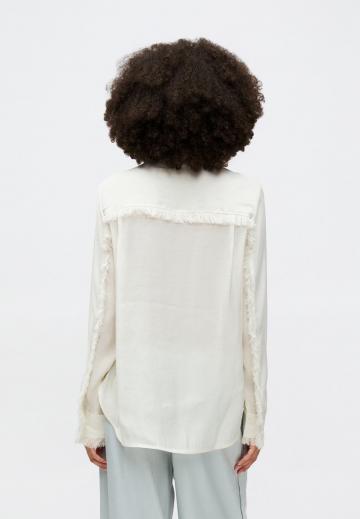 Атласная блузка