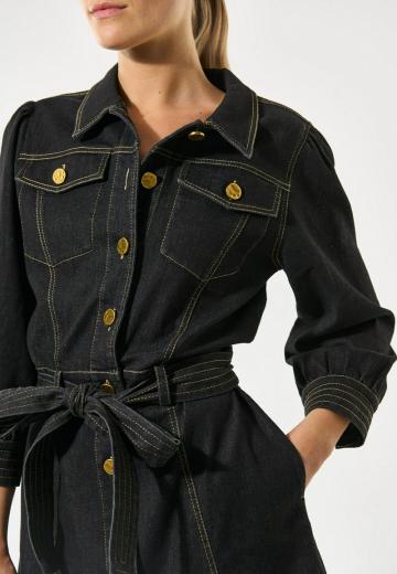 Джинсовое платье