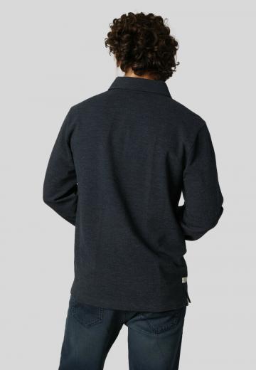 Поло с длинным рукавом