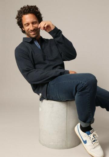 Поло с длинным рукавом