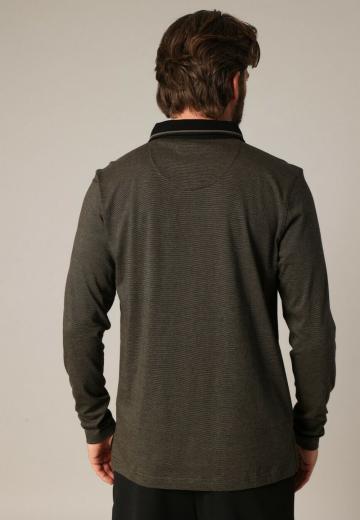 Поло с длинным рукавом