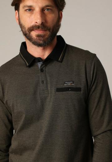 Поло с длинным рукавом