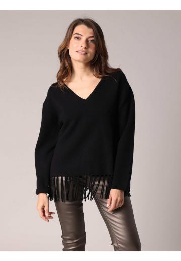 Длинный пуловер