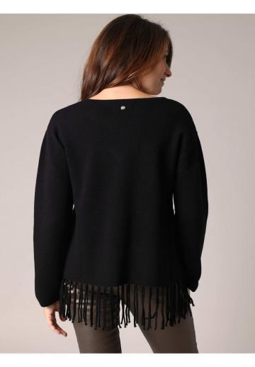 Длинный пуловер