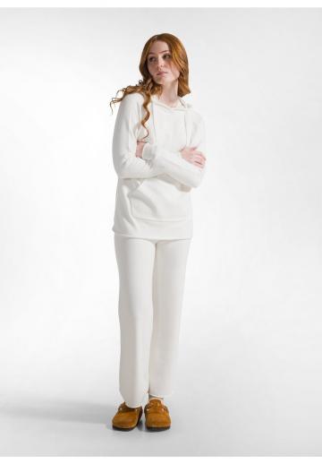 Пуловер с капюшоном