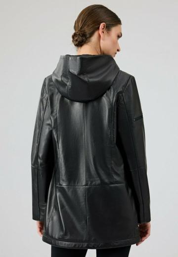 Кожаное пальто