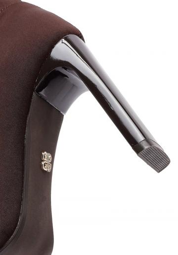 Полусапожки на высоком каблуке