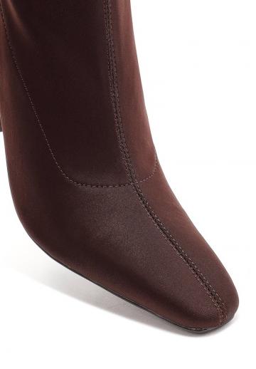 Полусапожки на высоком каблуке