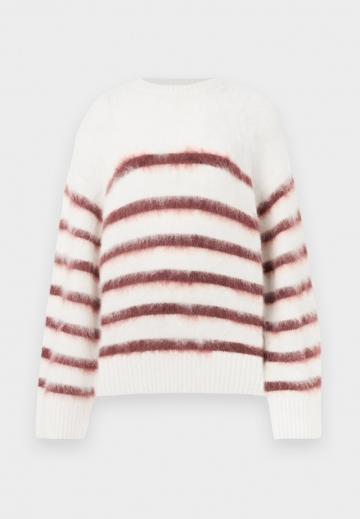 Пуловер в полоску