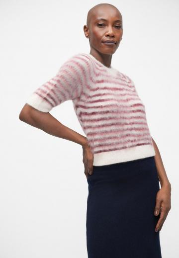 Пуловер с коротким рукавом