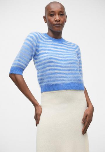 Пуловер с коротким рукавом