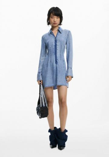 Джинсовое платье