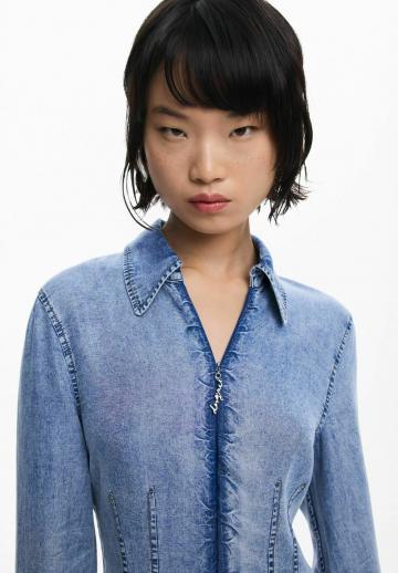 Джинсовое платье