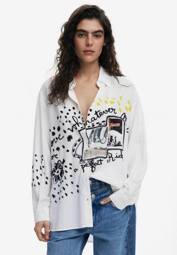 Длинная блузка