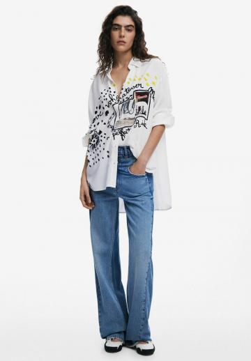 Длинная блузка