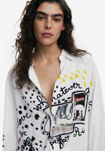 Длинная блузка