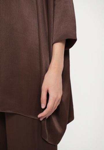 Атласная блузка