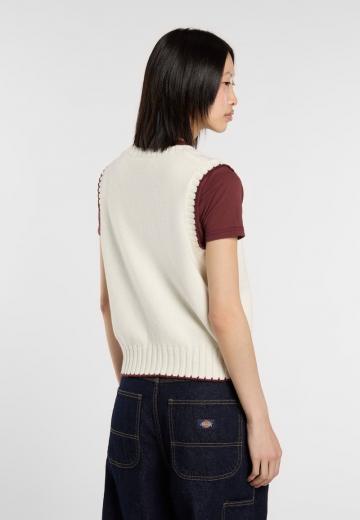 Пуловер без рукавов