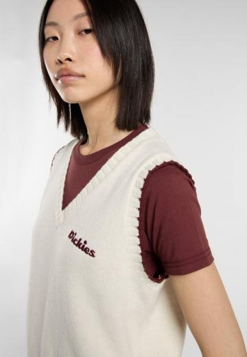 Пуловер без рукавов