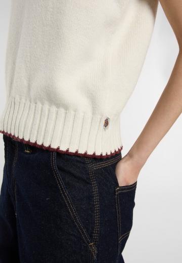 Пуловер без рукавов