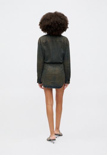 Джинсовое платье