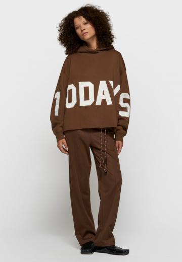 Пуловер с капюшоном