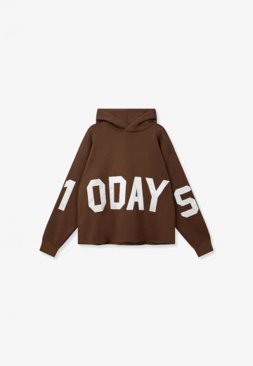 Пуловер с капюшоном