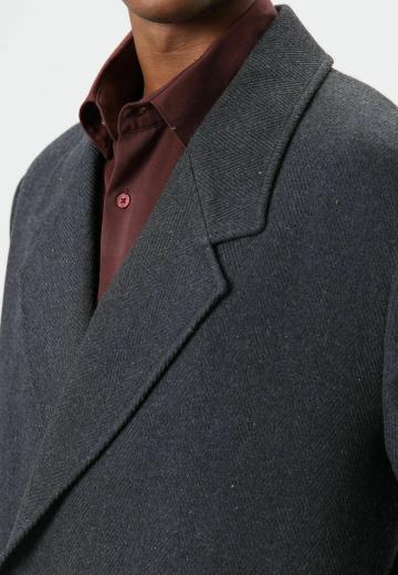 Шерстяное пальто