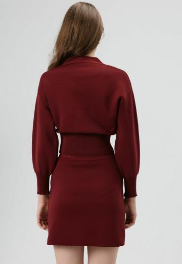 Вязаная юбка