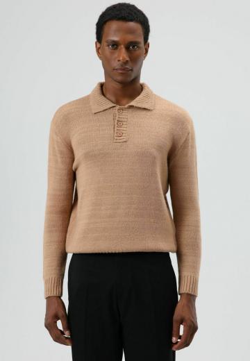 Поло с длинным рукавом