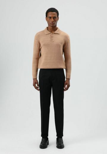 Поло с длинным рукавом