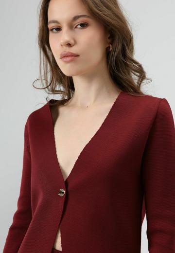 Вязаная кофта