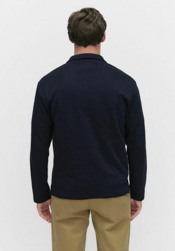 Поло с длинным рукавом