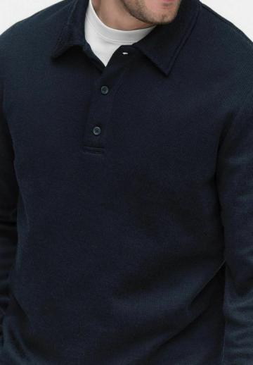 Поло с длинным рукавом