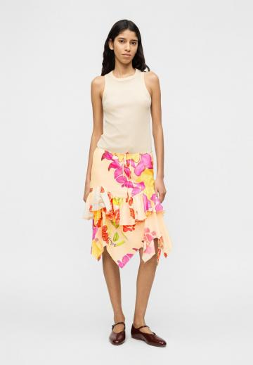 Юбка с воланами