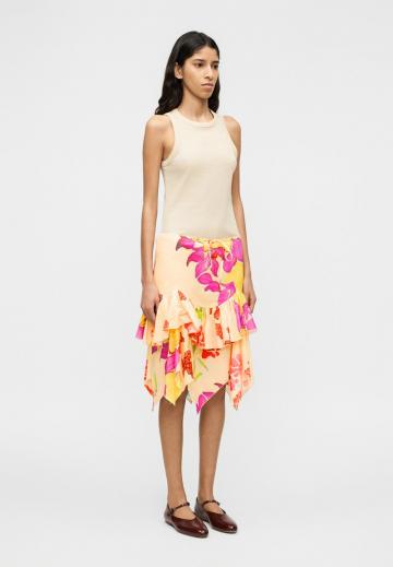 Юбка с воланами