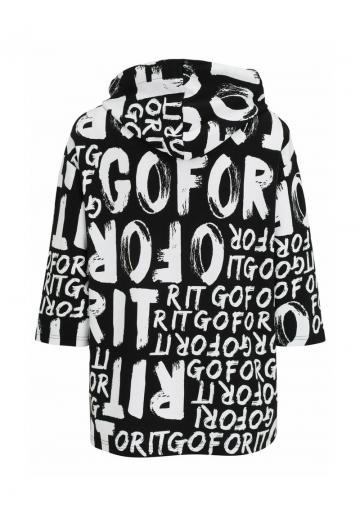 Пуловер с капюшоном