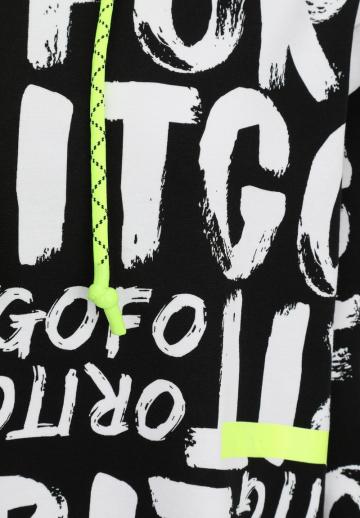 Пуловер с капюшоном