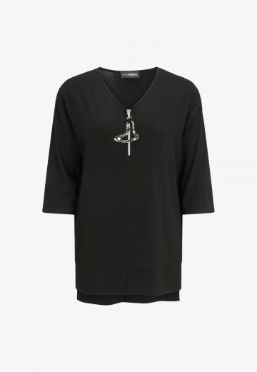 Майка с рукавом три четверти