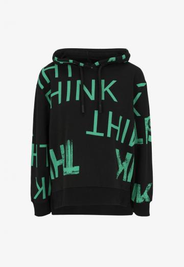 Пуловер с капюшоном