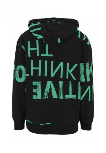 Пуловер с капюшоном