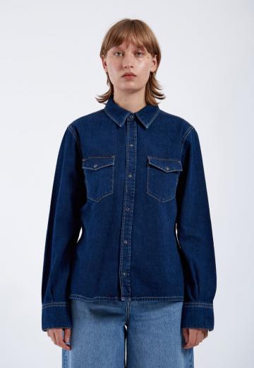 Джинсовая блузка