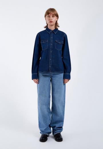 Джинсовая блузка