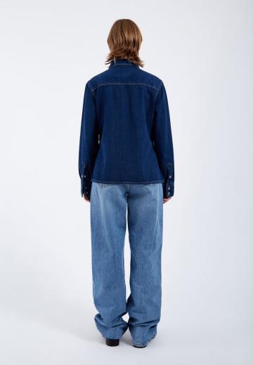 Джинсовая блузка