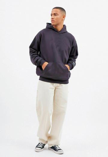 Пуловер с капюшоном