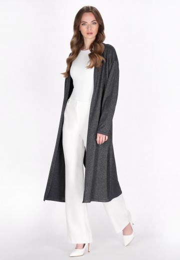 Длинный жилет