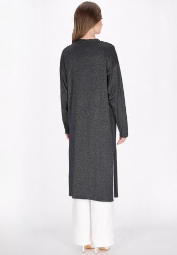 Длинный жилет