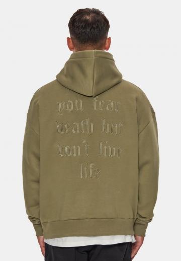 Пуловер с капюшоном