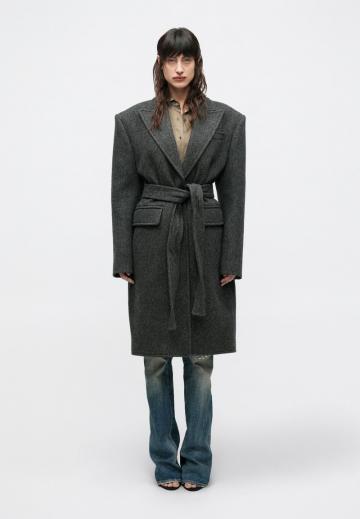 Шерстяное пальто