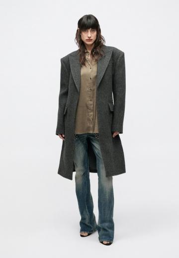 Шерстяное пальто